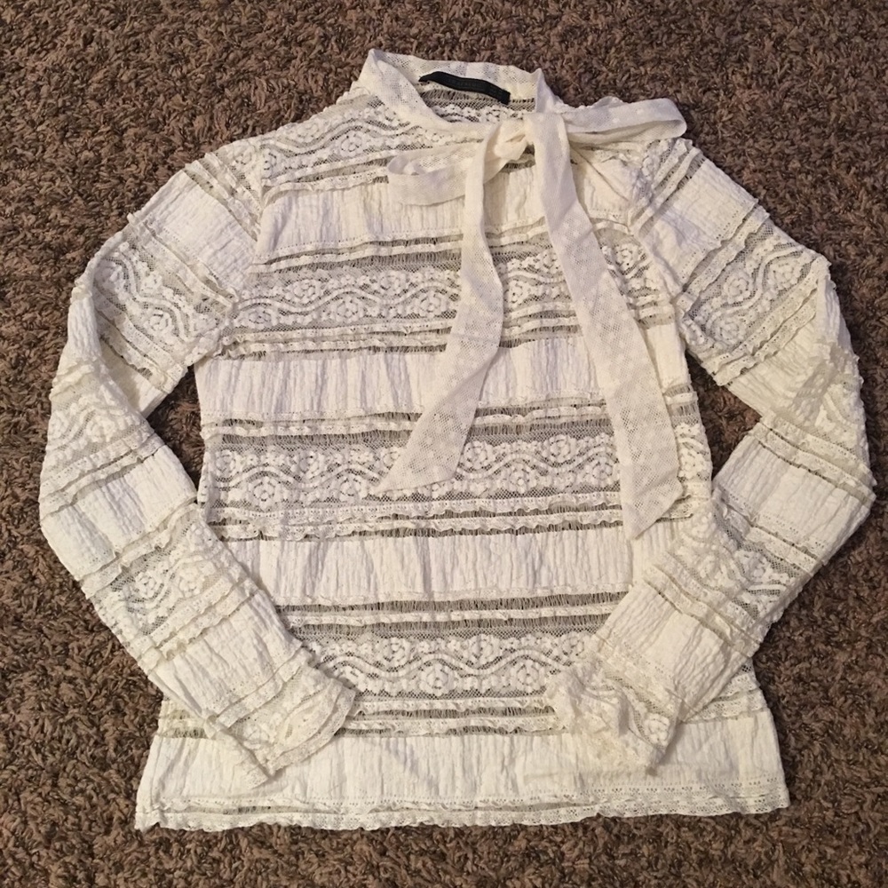 Zara lace top